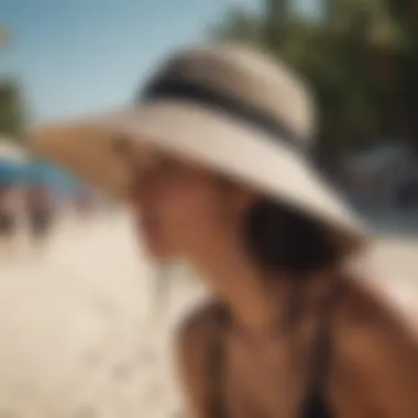 Athlete wearing Adidas beach hat during extreme sports