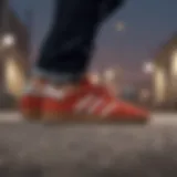 Adidas Busenitz Suede profile view showcasing its sleek design