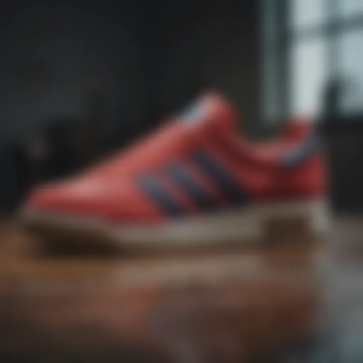 Material textures highlighting the premium quality of Adidas Spezial.