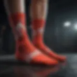 Adidas Trefoil socks showcasing unique design elements