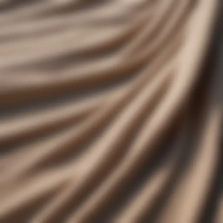 Close-up of fabric texture of beach changing robe