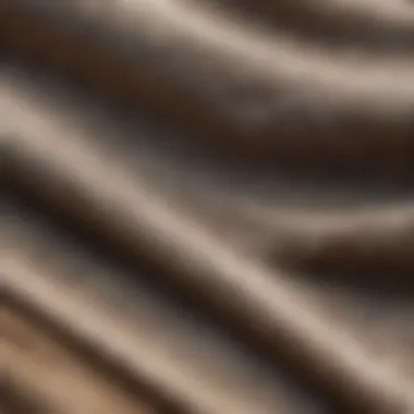 Close-up of fabric textures showcasing durability and comfort