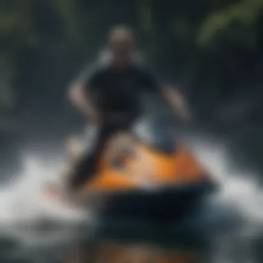 Highlighting Safety Features in Jet Skis Safety features highlighted on a modern jet ski