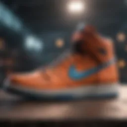 Vibrant Nike shoes designed for extreme sports athletes