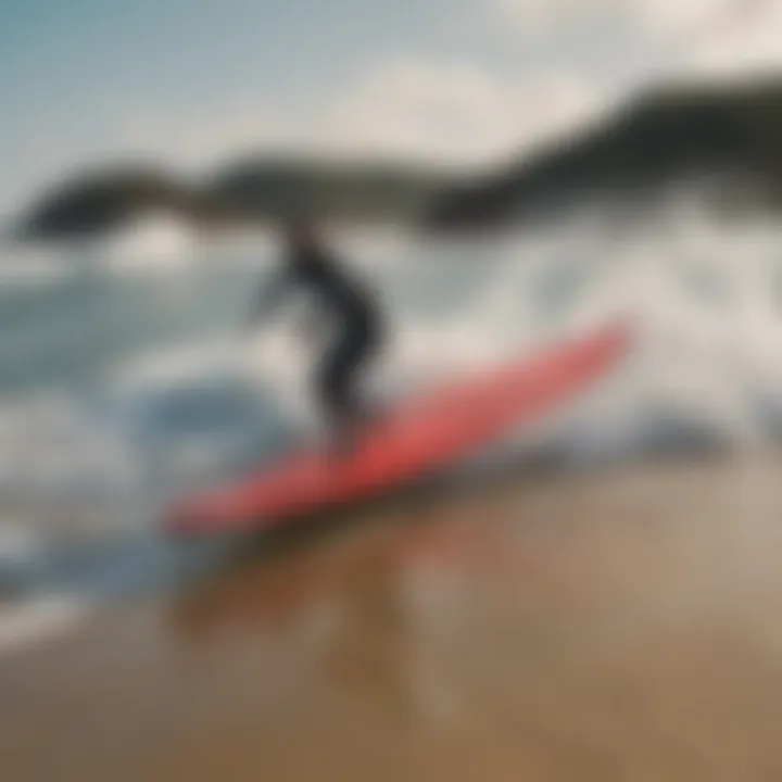 Performance features of Cabrinha surfboards in action