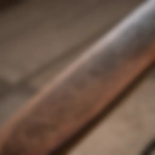 A close-up view showcasing the intricate design and craftsmanship of a Carver skateboard deck