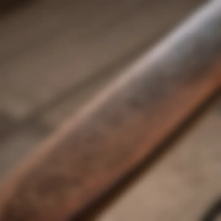 A close-up view showcasing the intricate design and craftsmanship of a Carver skateboard deck