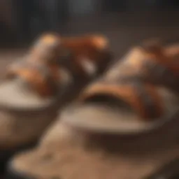 Detailed view of the Chaco Puff showcasing its unique design and texture