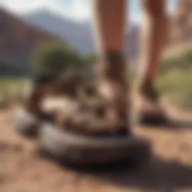 Versatility of the Chaco Puff in Nature A scenic outdoor environment showcasing the versatility of the Chaco Puff