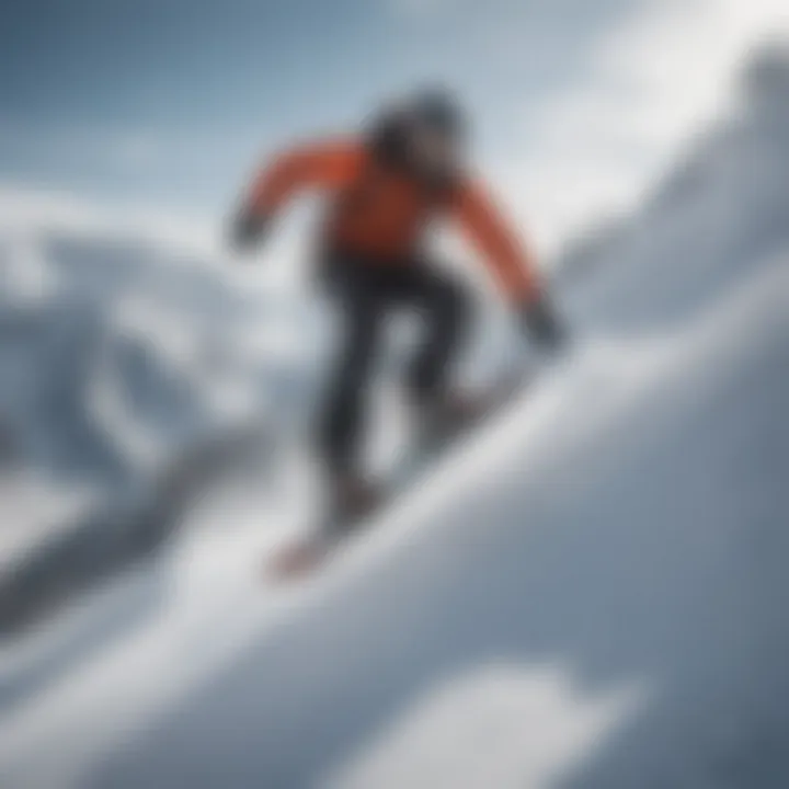Terrain types for snowboarding