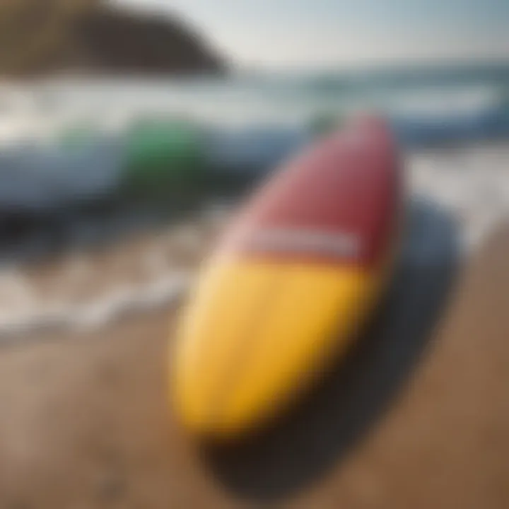 Different surfboard types for various skill levels