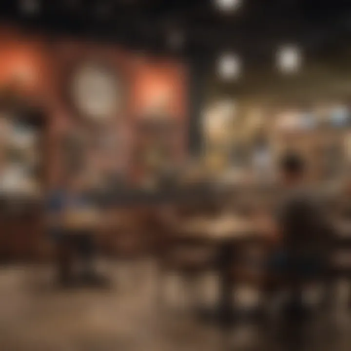 A cozy dining area within Citrus Park Mall featuring local cuisine