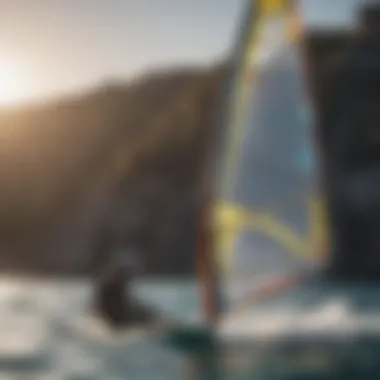 Breathtaking Foiling Session A breathtaking foiling session over clear waters