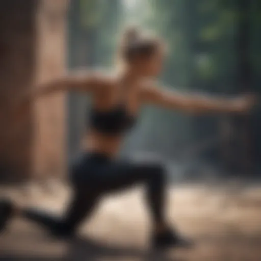 Dynamic stretching routine for enhanced flexibility