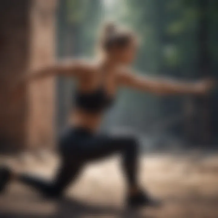Dynamic stretching routine for enhanced flexibility
