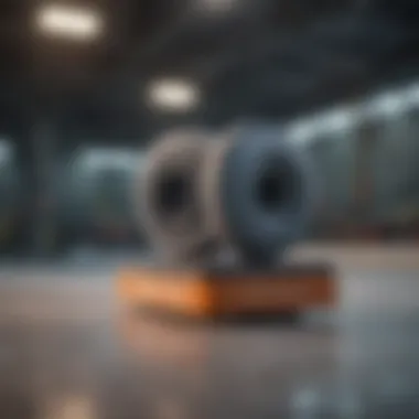 Close-up view of materials used in skating pads