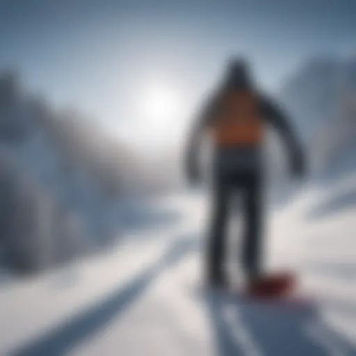 High-performance snowboard showcasing advanced features