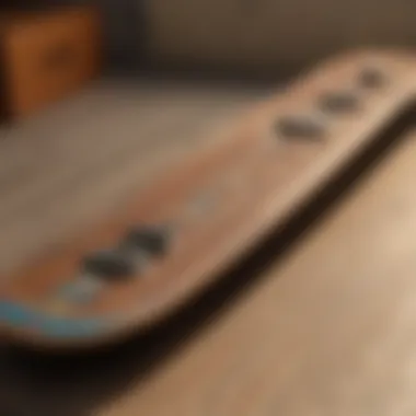 A beautifully personalized fingerboard showcasing unique designs