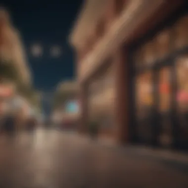 A vibrant storefront at Daytona Shopping Outlets showcasing retail diversity