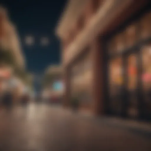 A vibrant storefront at Daytona Shopping Outlets showcasing retail diversity