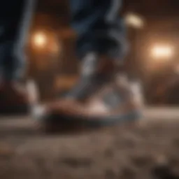 Showcasing a range of DC Shoes footwear designed for extreme sports.