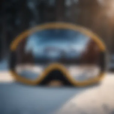 A selection of snowboarding goggles showcasing various lens options