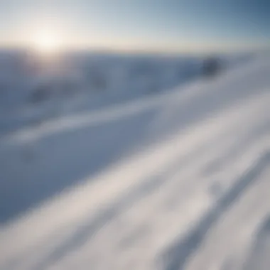 Ideal Snowboarding Conditions Snow-covered slope conditions