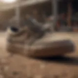 Close-up view of Etnies Barge showcasing its unique design features