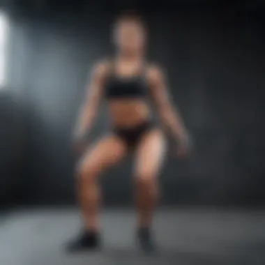 Dynamic Lunge for Knee Power Dynamic lunge exercise showcasing proper form