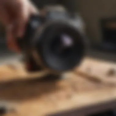 A close-up view of a baker board showcasing its unique design elements