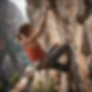 A vibrant community of climbers gathering at a popular bouldering location