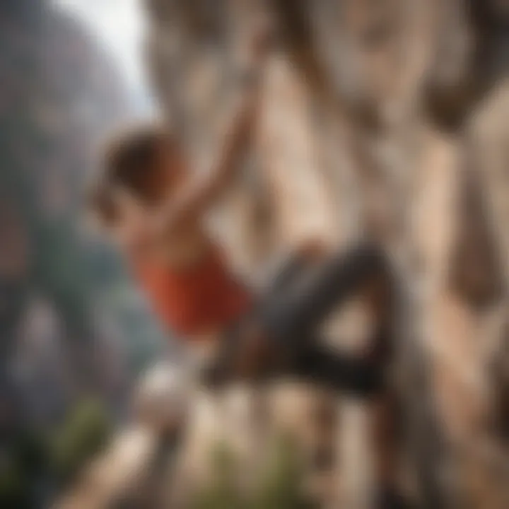 A vibrant community of climbers gathering at a popular bouldering location