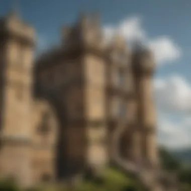Restoration Efforts Highlighting Historical Significance Close-up of intricate details in the restoration of a Crookscastle