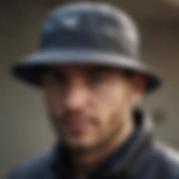 Different styles of bucket hats for extreme sports