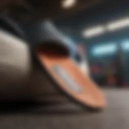 A close-up of Vans ComfyCush insoles highlighting the innovative cushioning technology.