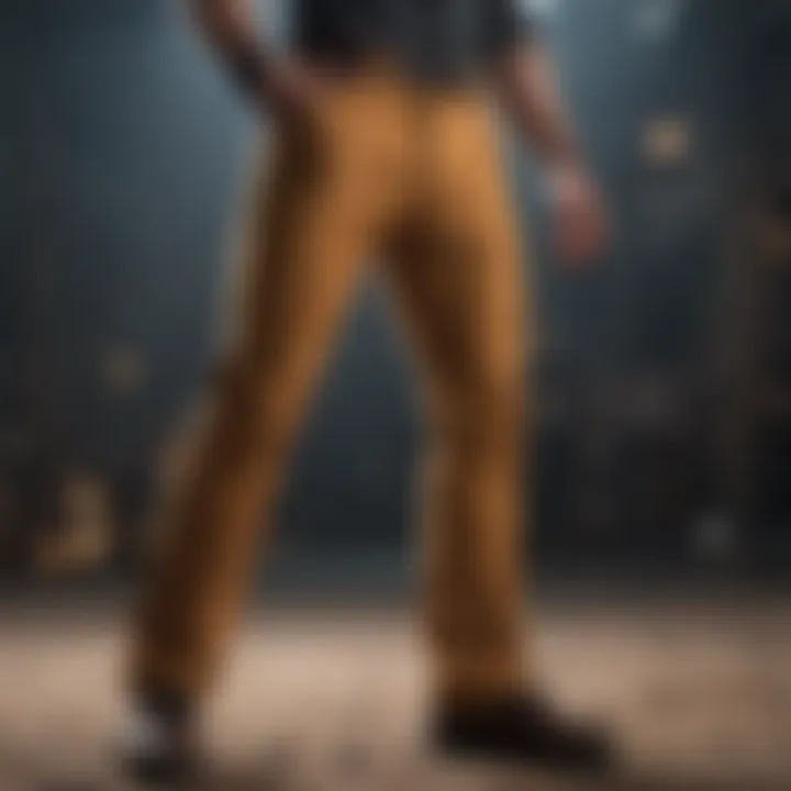 Diverse body types wearing flare pants