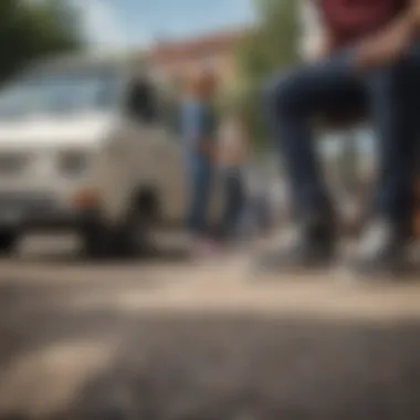 Group of friends enjoying a day outdoors while wearing platform Vans