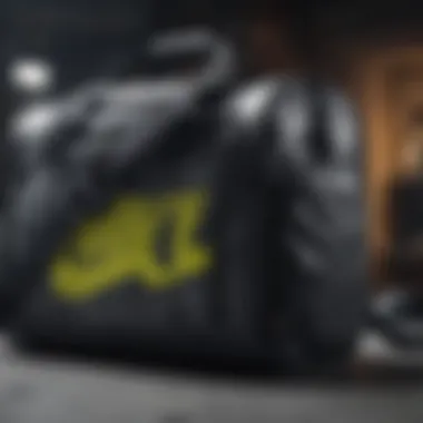 Gear Up: Nike Gym Bag Nike gym bag with practical compartments for gear