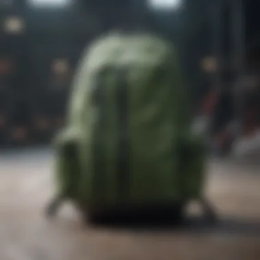 Innovation in Motion: Nike Backpack Nike backpack showcasing innovative design features