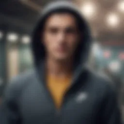 A collection of vintage Nike hoodies showcasing unique designs and colors