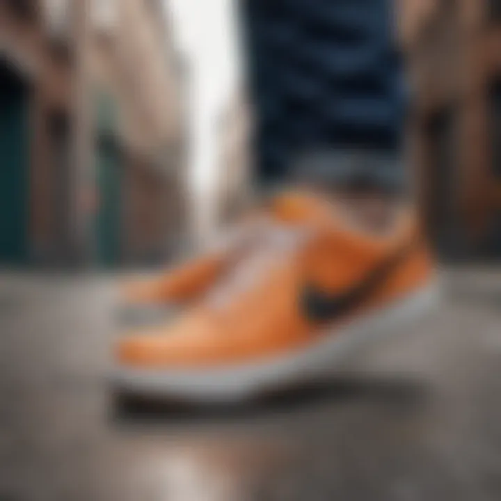 User experience with Nike non-slip shoes in urban environment