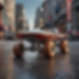 Vibrant and playful skateboard designs showcasing artistic creativity