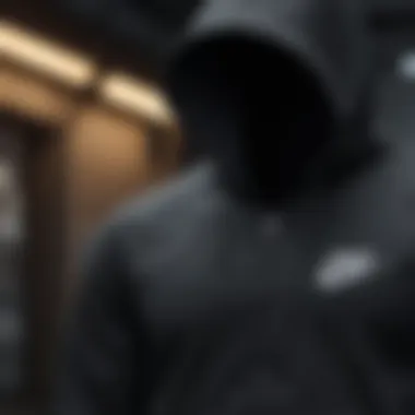 Care instructions and tips for maintaining the all black Nike zip up hoodie