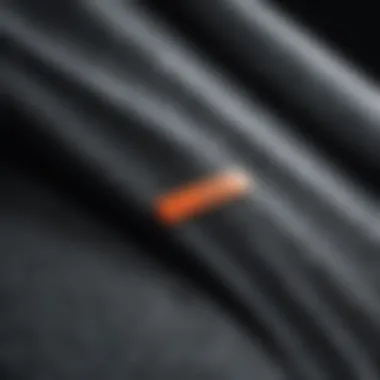 Innovative Fabric Technology Close-up of Nike t-shirt fabric highlighting moisture-wicking technology