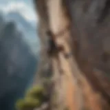 A breathtaking mountain landscape for rock climbing