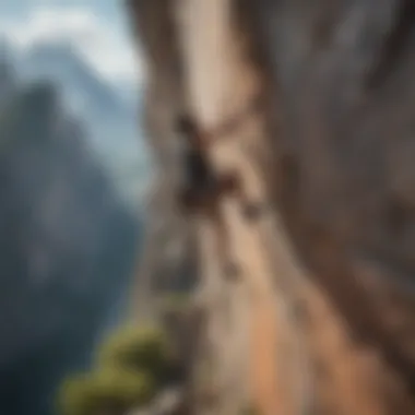 A Stunning Venue for Rock Climbing Enthusiasts A breathtaking mountain landscape for rock climbing
