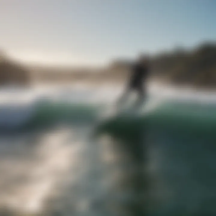 A vibrant surfing competition with enthusiastic spectators.