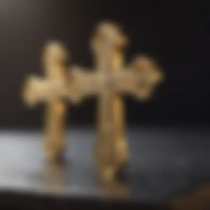 Comparison of various affordable gold crosses showcasing styles