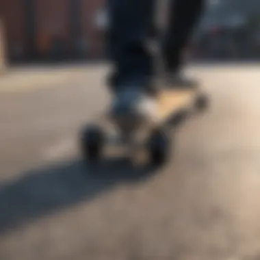 Innovative Design of One Piece Skateboard A sleek one piece skateboard showcasing advanced material technology