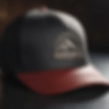 Materials and Craftsmanship Close-up of the materials used in the Ripcurl baseball cap